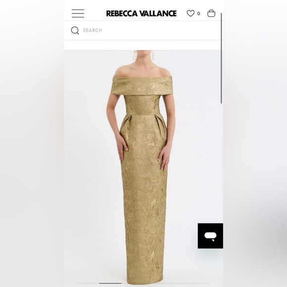 Dresses & Skirts - NWT Rebecca Vallance Solana Off the Shoulder Gown Gown Size US 10